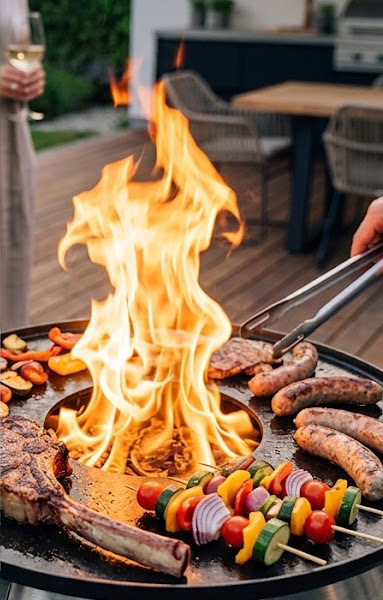 Brasero plancha barbecue Arras - brasero moderne à pellets